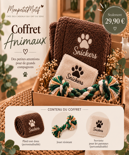 Coffret "Animaux" - MonpetitMotif