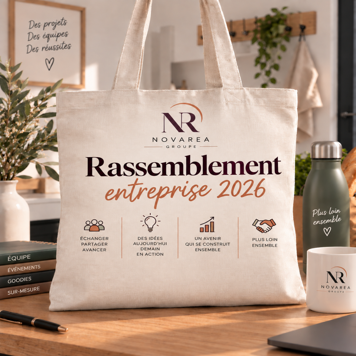 Tote Bag Personnalisé - Floqué