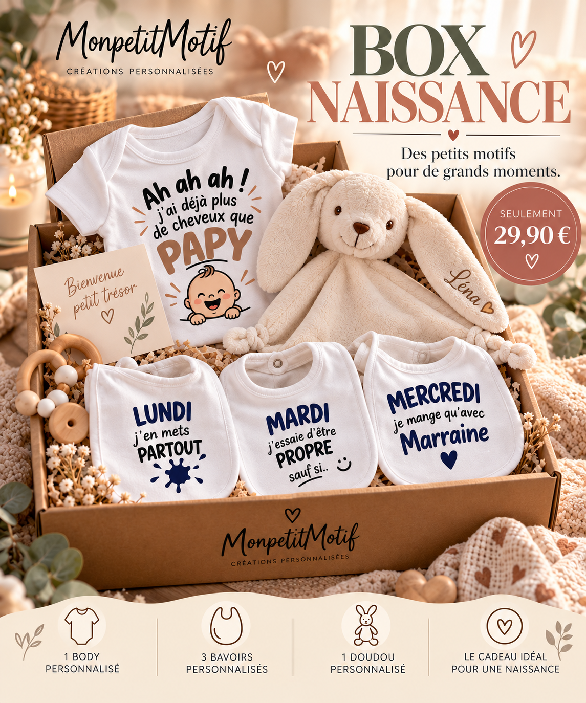 Coffret "Naissance" - MonpetitMotif
