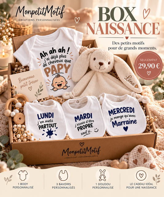 Coffret "Naissance" - MonpetitMotif