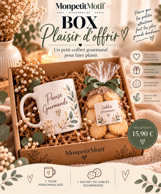 Coffret "Plaisir d'offrir" - MonpetitMotif